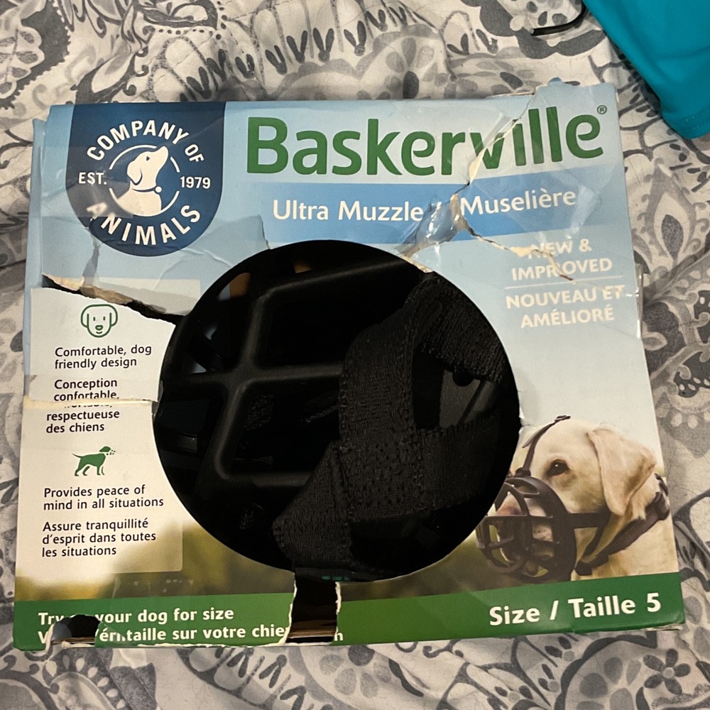 Black Ultra Muzzle for Dogs